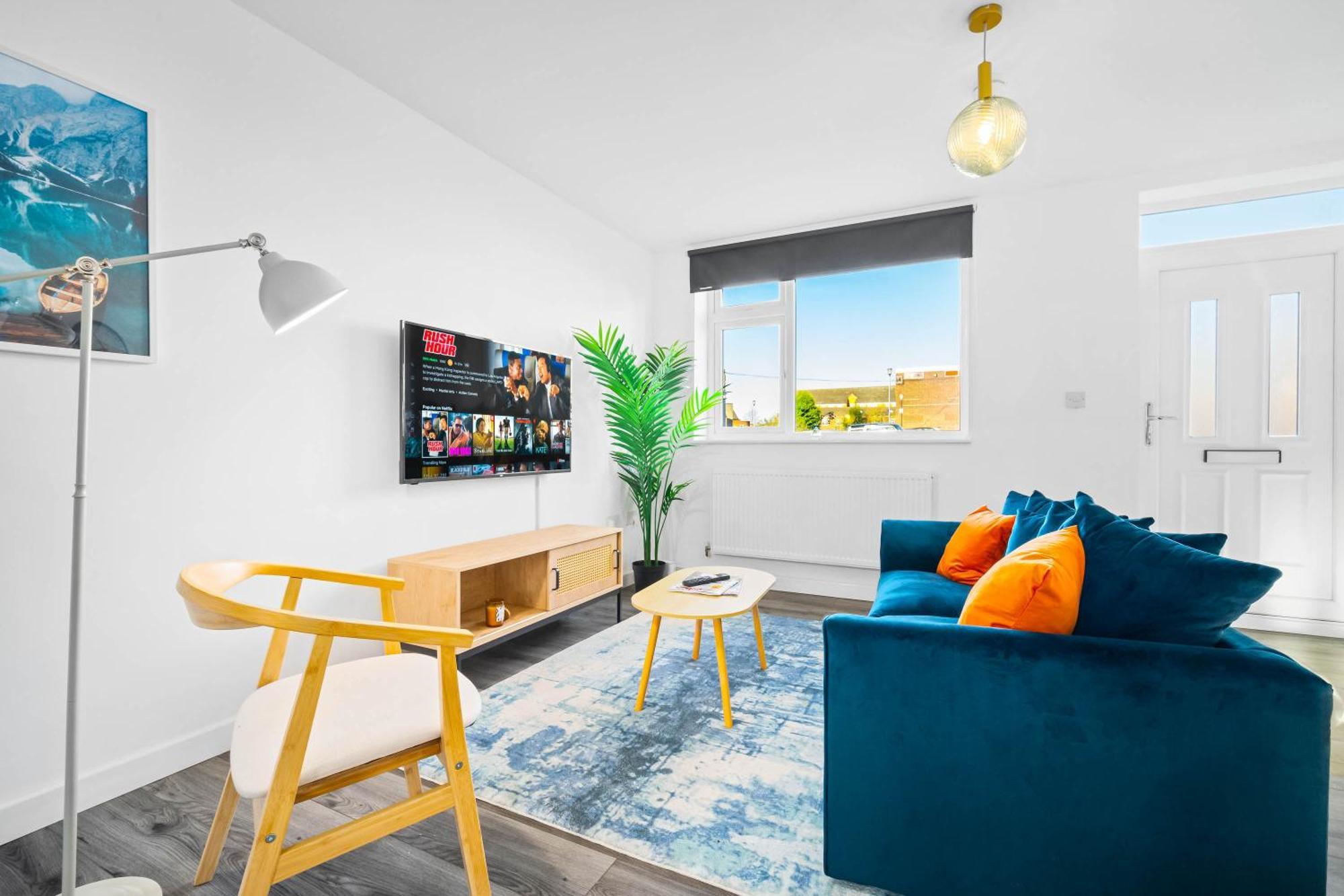 Modern Apartment - Cradley Heath - Top Rated - Netflix - Wifi - 1Mh Smethwick Dış mekan fotoğraf