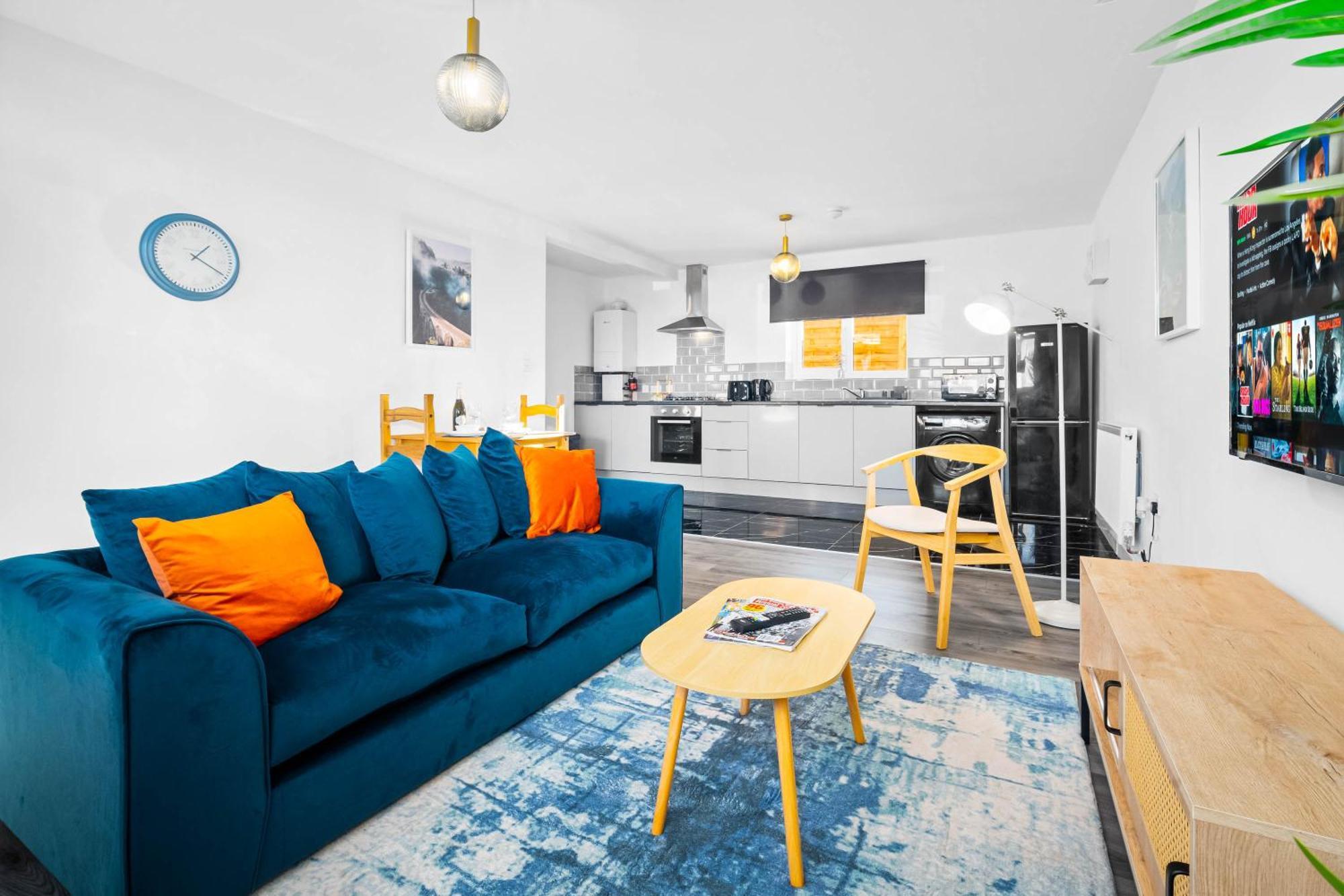 Modern Apartment - Cradley Heath - Top Rated - Netflix - Wifi - 1Mh Smethwick Dış mekan fotoğraf